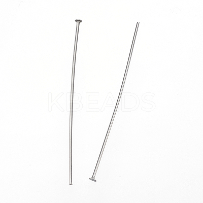 Tarnish Resistant 304 Stainless Steel Flat Head Pins STAS-E147-09P-1
