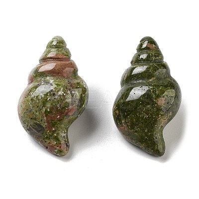 Natural Unakite Carved Figurines DJEW-L023-H15-1