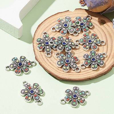 10Pcs Alloy Connector Charms PALLOY-CJ0002-64-1