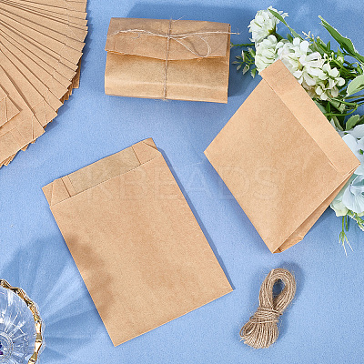 50Pcs Rectangle Paper Baking Bags CARB-SP0001-05B-02-1