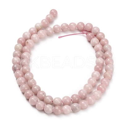 Natural Pink Opal Beads Strands G-Z110-C03-6mm-1