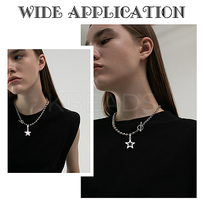 304 Stainless Steel Pendants STAS-UN0013-05-1