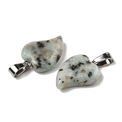 Natural Sesame Jasper Pendants G-B127-11P-11-1