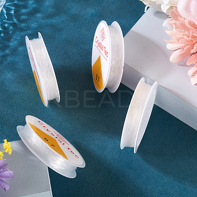 4 Rolls Round Crystal Elastic Stretch Thread EW-TA0001-09C-1