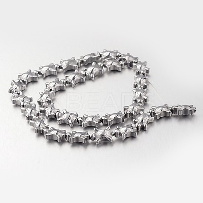 Electroplate Non-magnetic Synthetic Hematite Bead Strands G-F300-52A-01-1