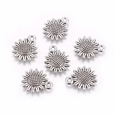 Tibetan Style Alloy Pendants PALLOY-WH0066-12AS-1
