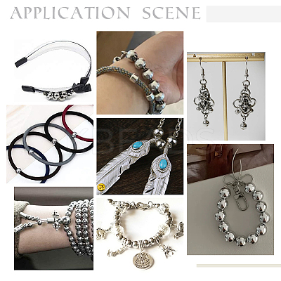 25Pcs 304 Stainless Steel European Beads STAS-GA0001-93-1