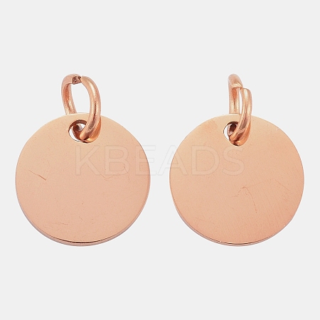 Ion Plating(IP) 304 Stainless Steel Pendants STAS-I311-32C-RG-1
