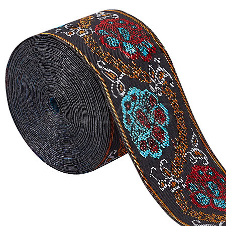 Ethnic Style Polyester Ribbon OCOR-GF0002-04B-1