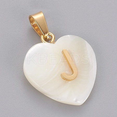 Shell Pendants STAS-F210-17G-J-1