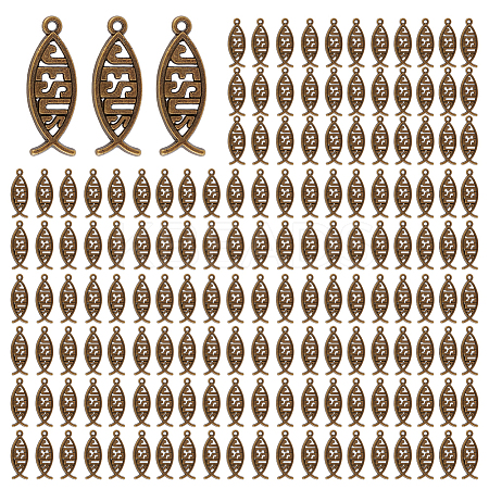 160Pcs Tibetan Style Alloy Pendants FIND-GO0003-04AB-1