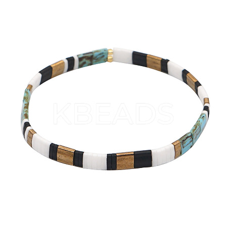 Rainbow Bohemian Style Original Design Fashion Tila Beaded Bracelet for Women. RM1844-17-1