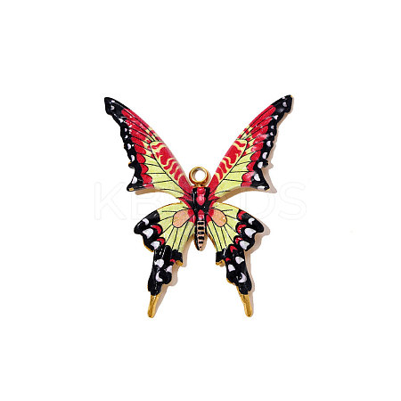 304 Stainless Steel Enamel Pendants STAS-OY009-88G-02-1
