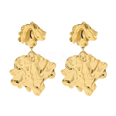 304 Stainless Steel Stud Earrings for Women EJEW-U020-06G-1