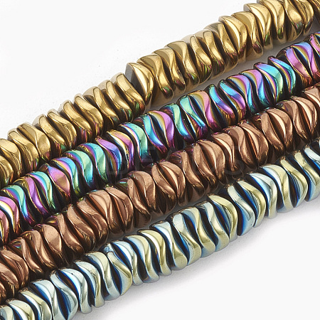 Electroplate Non-magnetic Synthetic Hematite Beads Strands G-N0321-07-1