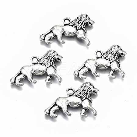 Tibetan Style Alloy Pendants TIBEP-N009-36AS-RS-1