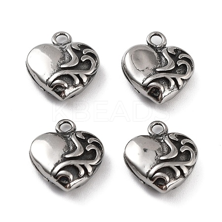 316 Surgical Stainless Steel Charms STAS-K276-27AS-1