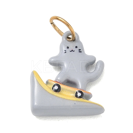 Printed 304 Stainless Steel Pendants LS-SA-CBA4D1F-09G-J-1