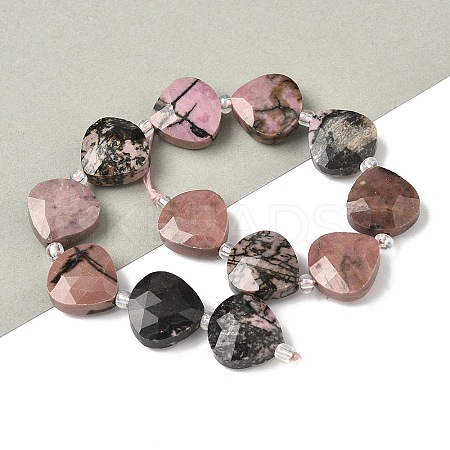 Natural Rhodonite Beads Strands G-D316-A14-1