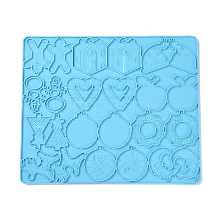 Christmas Theme Pendant Silicone Molds LS-DIY-K051-03-1