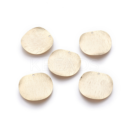 Brass Pendants X-KK-R058-105G-1