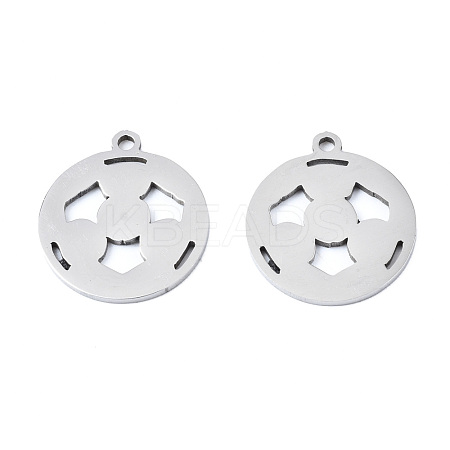 Non-Tarnish 201 Stainless Steel Pendants STAS-T044-246P-1
