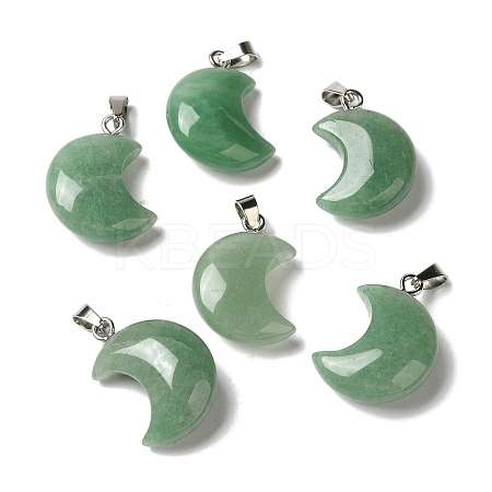 Natural Green Aventurine Pendants G-H035-01P-02-1
