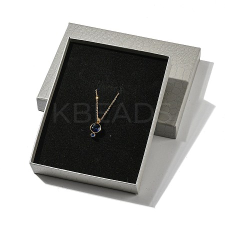 Python Pattern Cardboard Jewelry Set Boxes CBOX-L007-008B-01-1