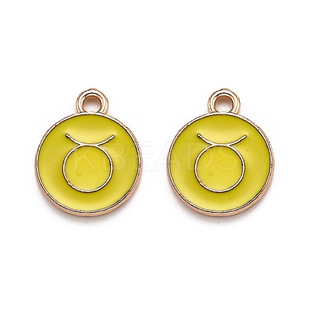 Alloy Enamel Pendants LS-ENAM-S124-01B-14C-1