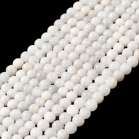 Nature Rainbow Moonstone Round Bead Strands X-G-M263-A-02AB-1