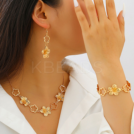 Zinc Alloy Bracelets & Earrings & Necklaces WG5D022-02-1