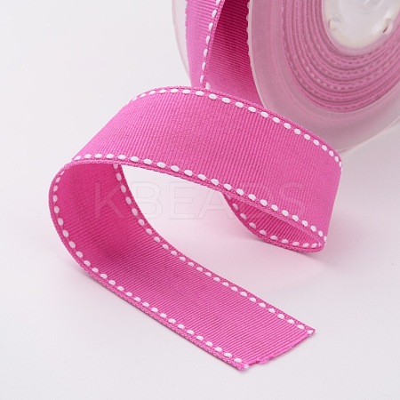 Grosgrain Polyester Ribbons for Gift Packings SRIB-I001-016-183W-1