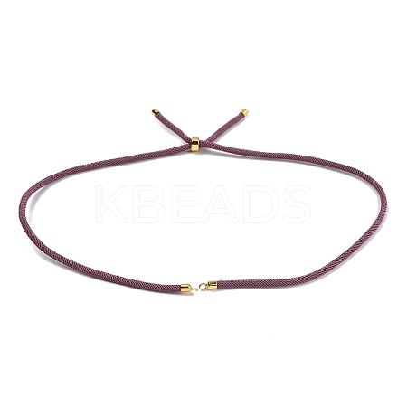 Nylon Cords Necklace Making AJEW-P116-03G-19-1