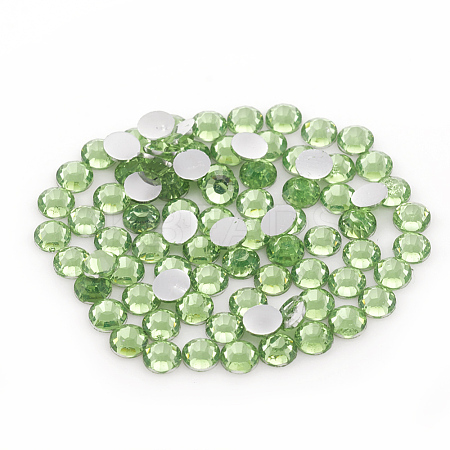 Transparent Resin Faceted Rhinestone Cabochons CRES-L013-A-09-1