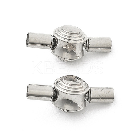304 Stainless Steel European Clasps STAS-Z115-04P-05-1