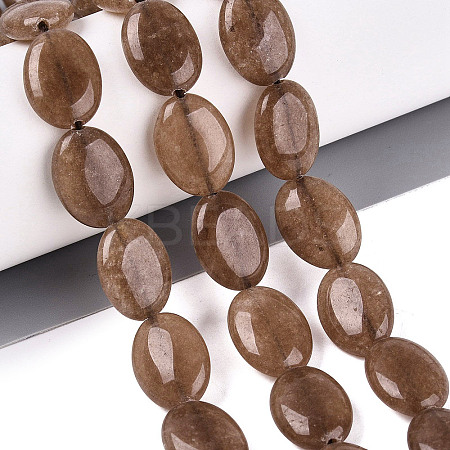 Dyed Natural White Jade Beads Strands G-N370-01A-09-1