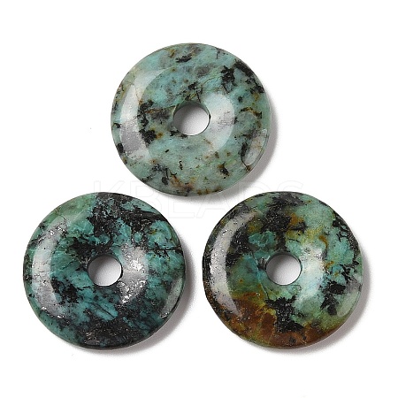 Natural African Turquoise(Jasper) Pendants G-F639-04G-1