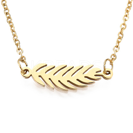 201 Stainless Steel Pendant Necklaces NJEW-T009-JN141-40-2-1