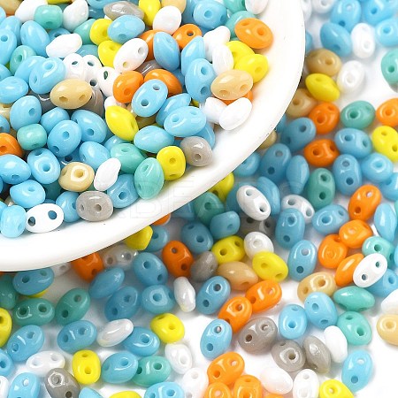 2-Hole Seed Beads GLAA-R159-M-1