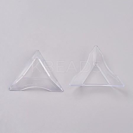 Plastic Speed Magic Cubes Base Holder Frame TOOL-WH0061-A07-1