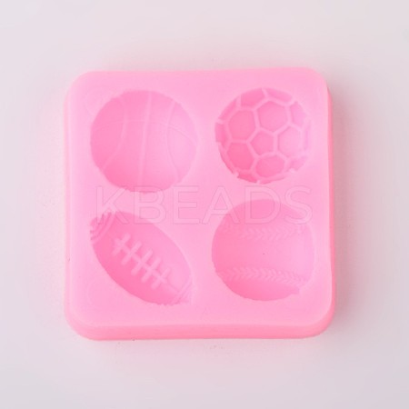 Sport Goods Design DIY Food Grade Silicone Molds LS-AJEW-L054-56-1