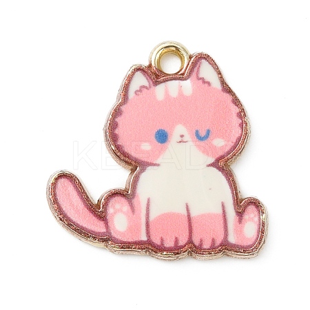 Alloy Enamel Pendants ENAM-WH0001-32LG-04-1