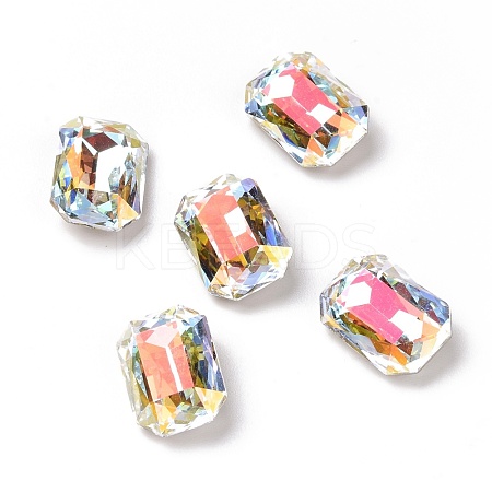 Light AB Style Glass Rhinestone Cabochons RGLA-J018-C-001LA-1