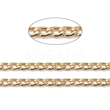 Brass Curb Chains CHC-G005-08G-1