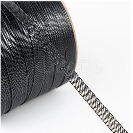 Polyester Deco Mesh Ribbons OCOR-WH0064-76B-1
