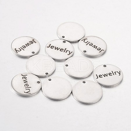 Non-Tarnish 201 Stainless Steel Pendants LS-STAS-O078-C15-1