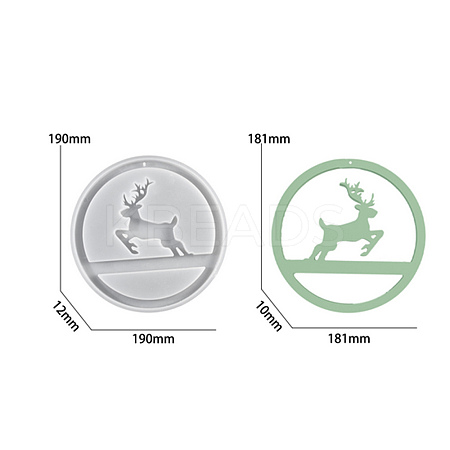 City Signs Decorated with Wind Chimes Silicone Mold LS-SIMO-S001-01E-1