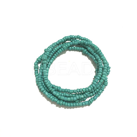 Glass Seed Beaded Waist Beads WG0248E-08-1