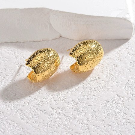 304 Stainless Steel Stud Earrings for Women EJEW-M095-04G-1