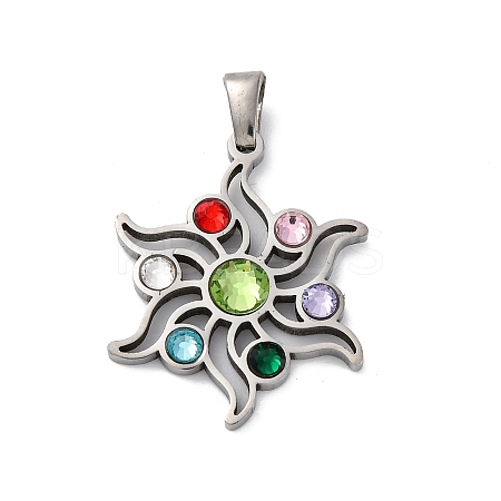 304 Stainless Steel Pendants STAS-L280-01P-03-1